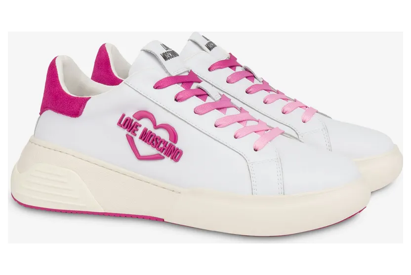 Moschino Sneaker Aus Kalbsleder Star Love (POLJA15105G1IIA310C)