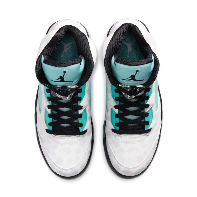 Jordan 5 Retro Island Green White/Black-White-Island Green (CN2932-100)
