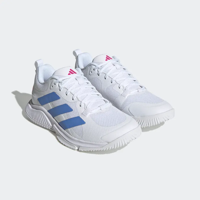 adidas Court Team Bounce 2.0 Cloud White / Blue Fusion / Lucid Fuchsia (HR1234)