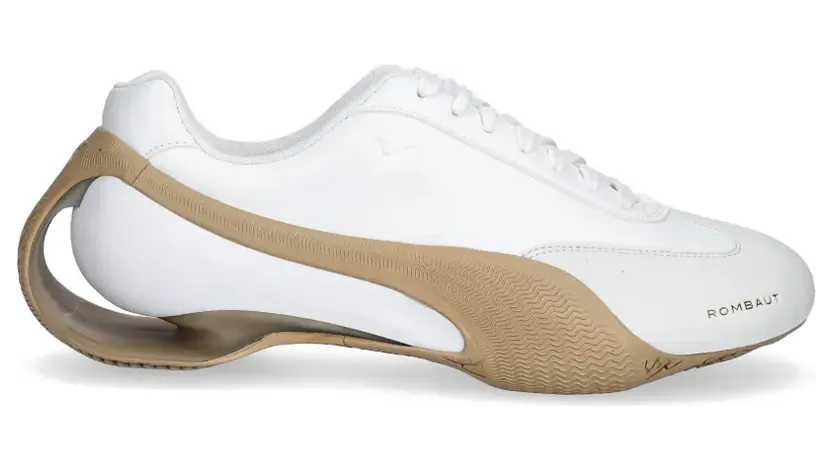 PUMA x Rombaut Sneakers mit Logo-Prägung – Weiß (406170)