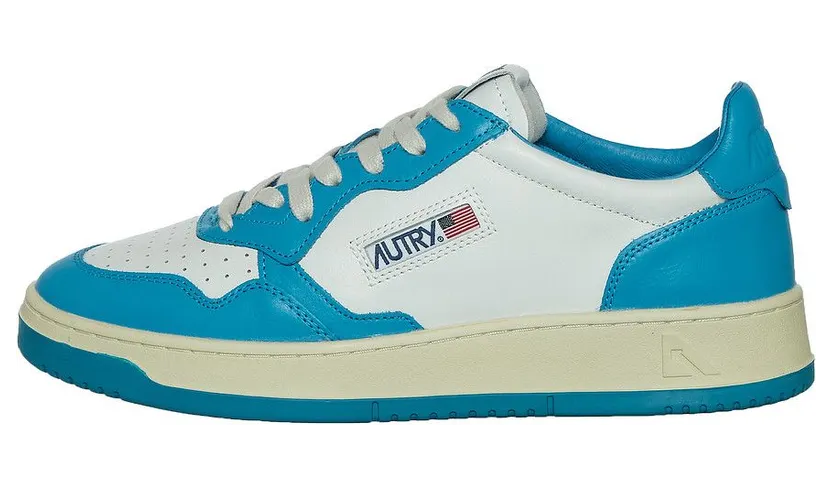 Autry Medalist Low White / Cobalt (AULMWB26) (3)