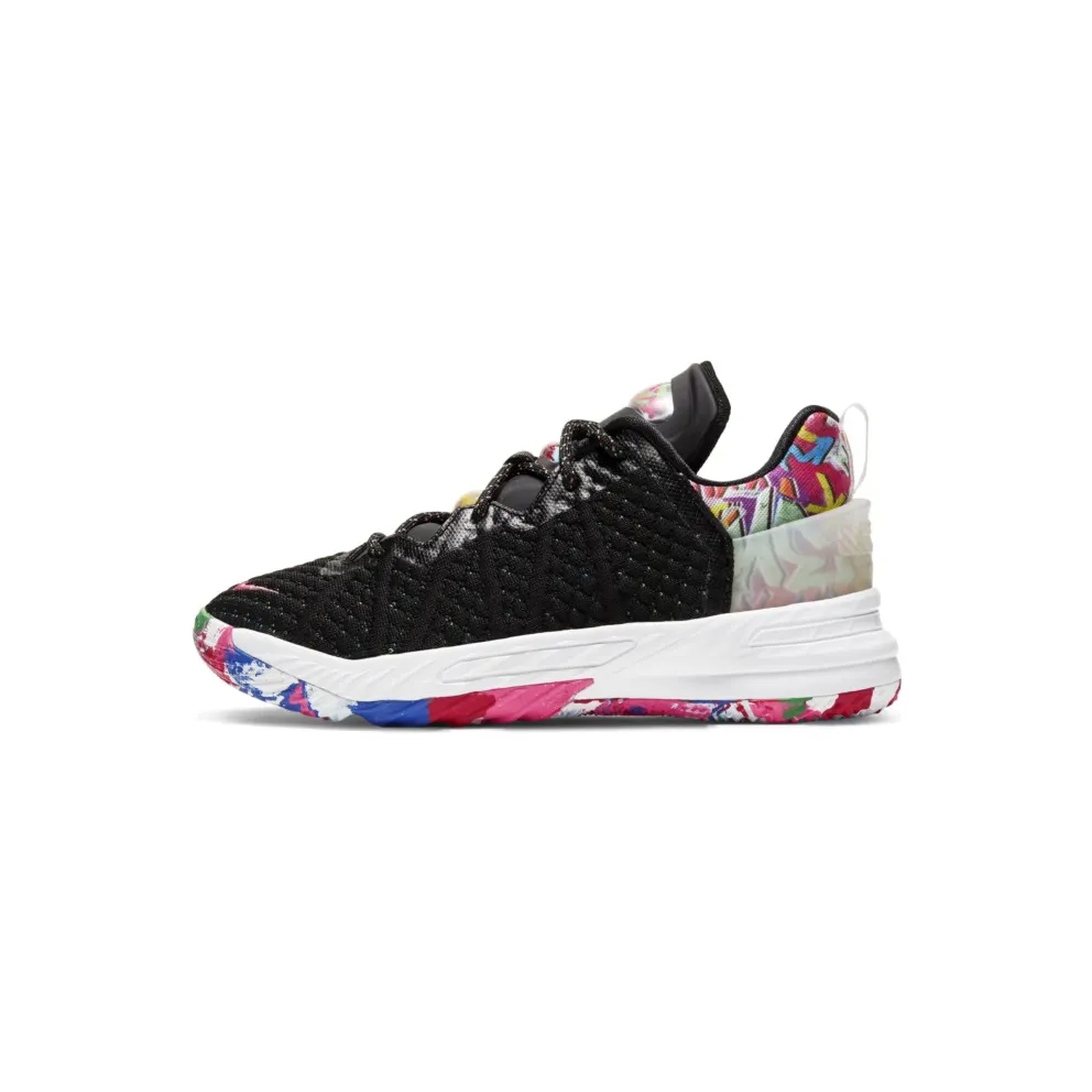 Nike LeBron 18 Multicolor (PS) Black/Multi-Color-White (CT4710-002)