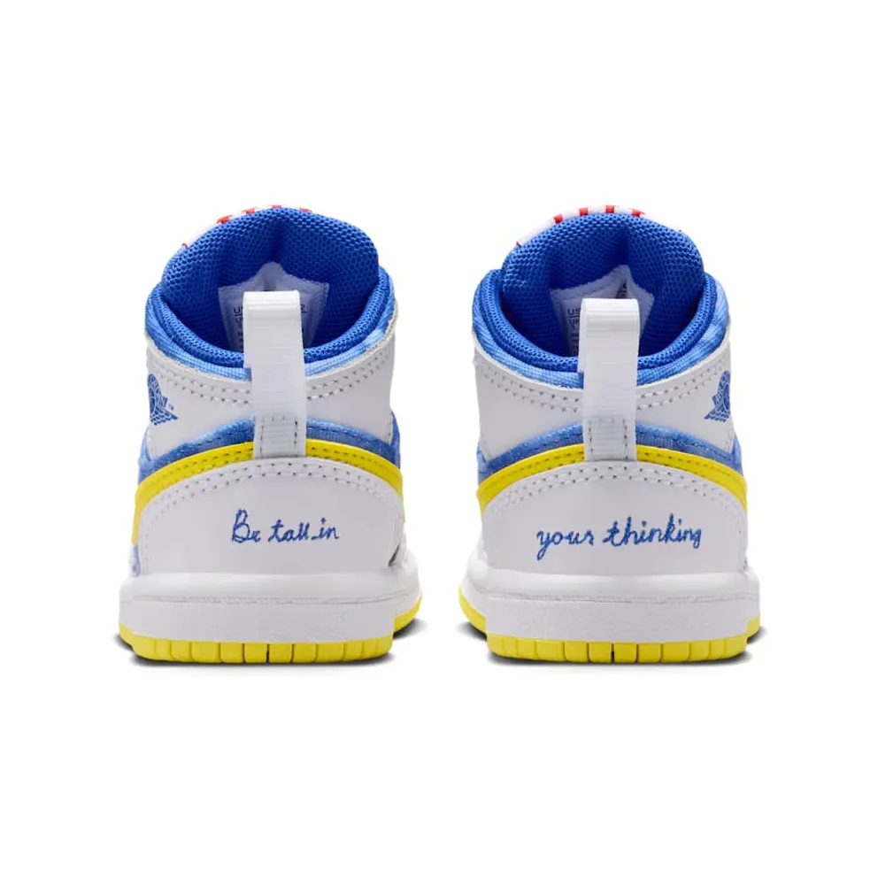 Jordan 1 Mid Sneaker School Be Tall In Your Thinking (FZ3944-100)