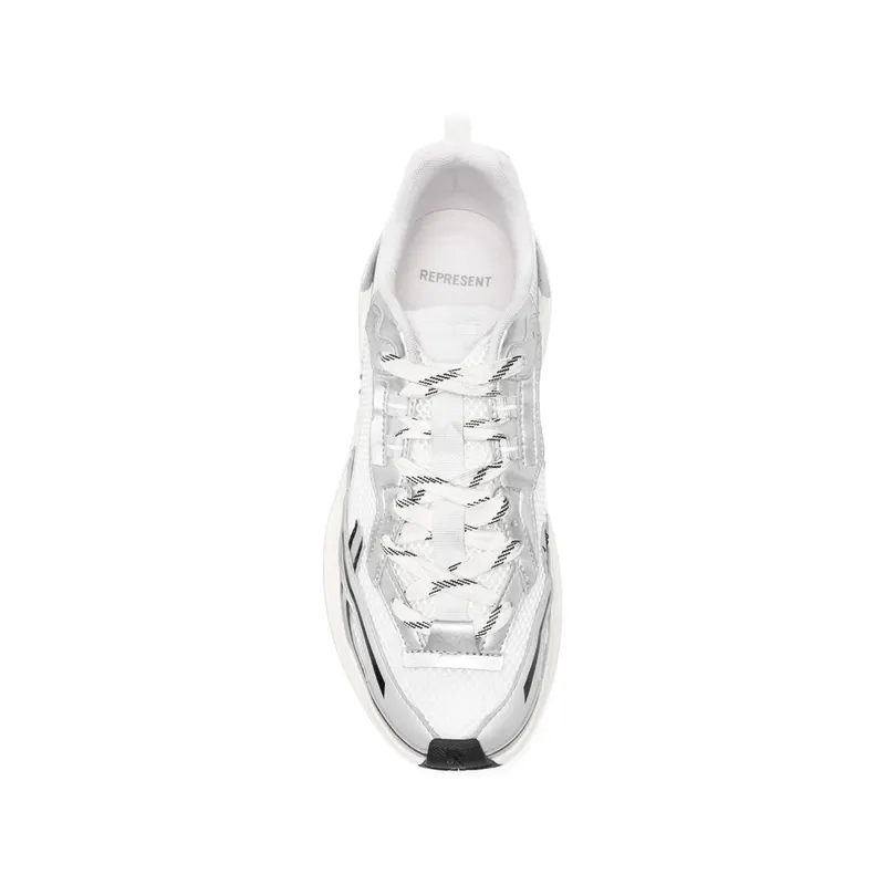 Represent Storm-Torn Mesh “White/Silver” (MLM100782-725 CREAM)
