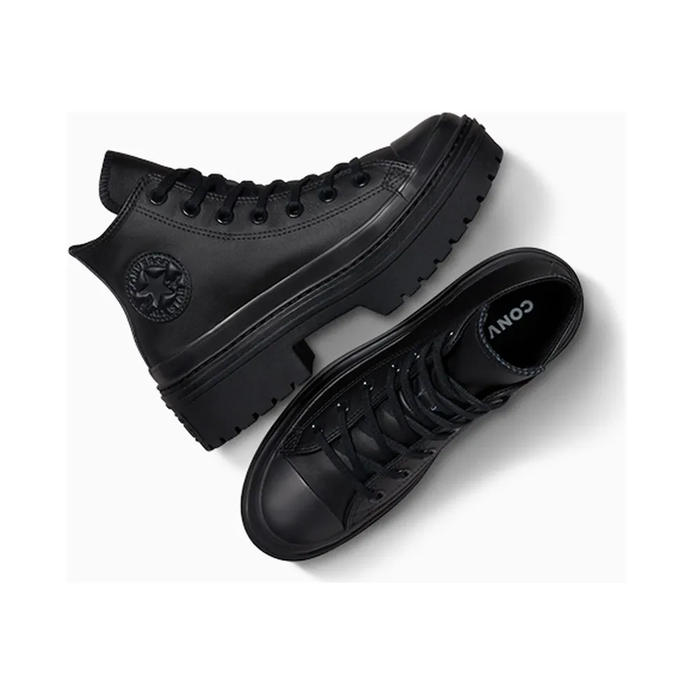 Converse Chuck Taylor All Star Lugged Heel Leather Platform Black/Black/Black (A10369C)