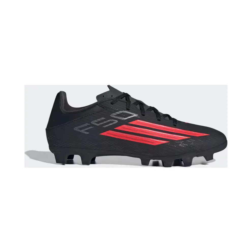 adidas F50 Club Firm Ground / Multi Ground Football Boots “Core Black / Lucid Red / Core Black” (JR9055)