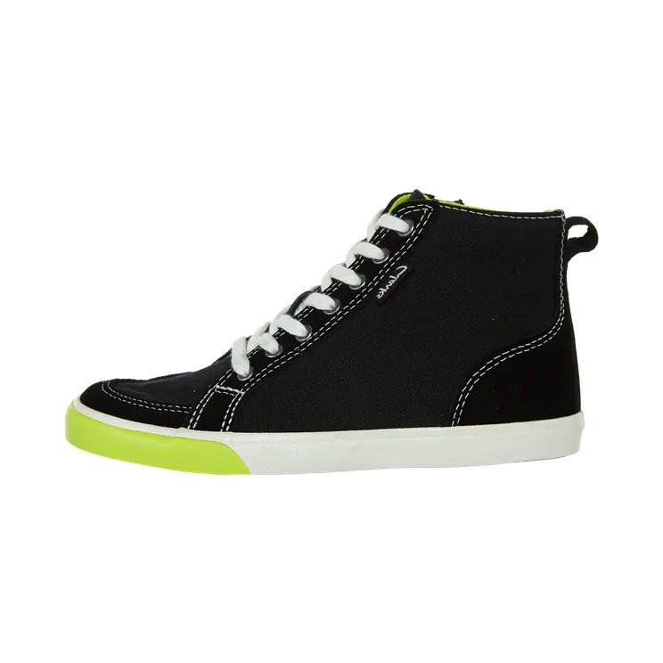 Clarks Club Pop High-Top Sneakers GS “Balck comb Combine Noir” (26106162)