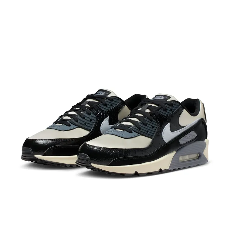 Nike Air Max 90 “Croc – Coconut Milk / Black” (IO4468-100)