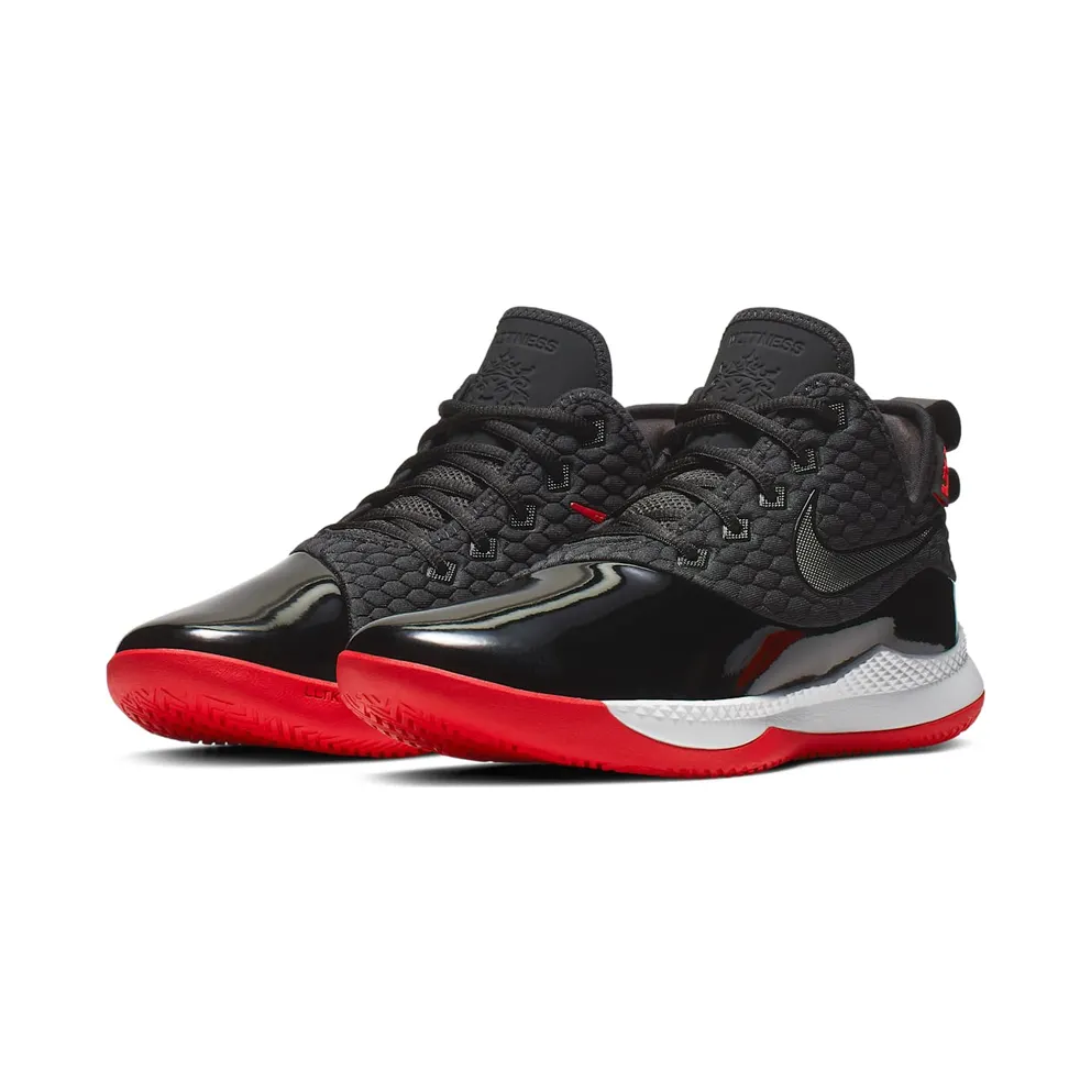 Nike Lebron Witness 3 PRM Black Black/White-University Red-Black (BQ9819-001)