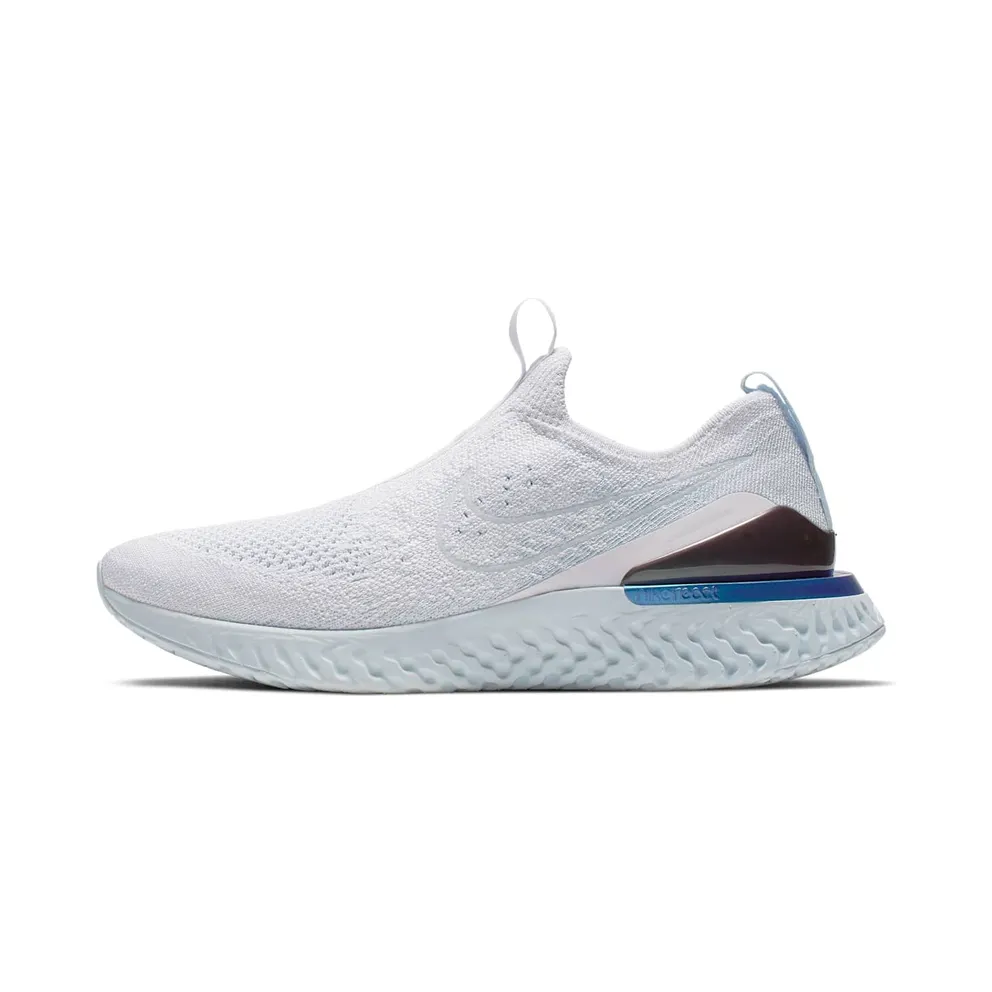 Nike Epic Phantom React Flyknit White Hydrogen Blue (W)