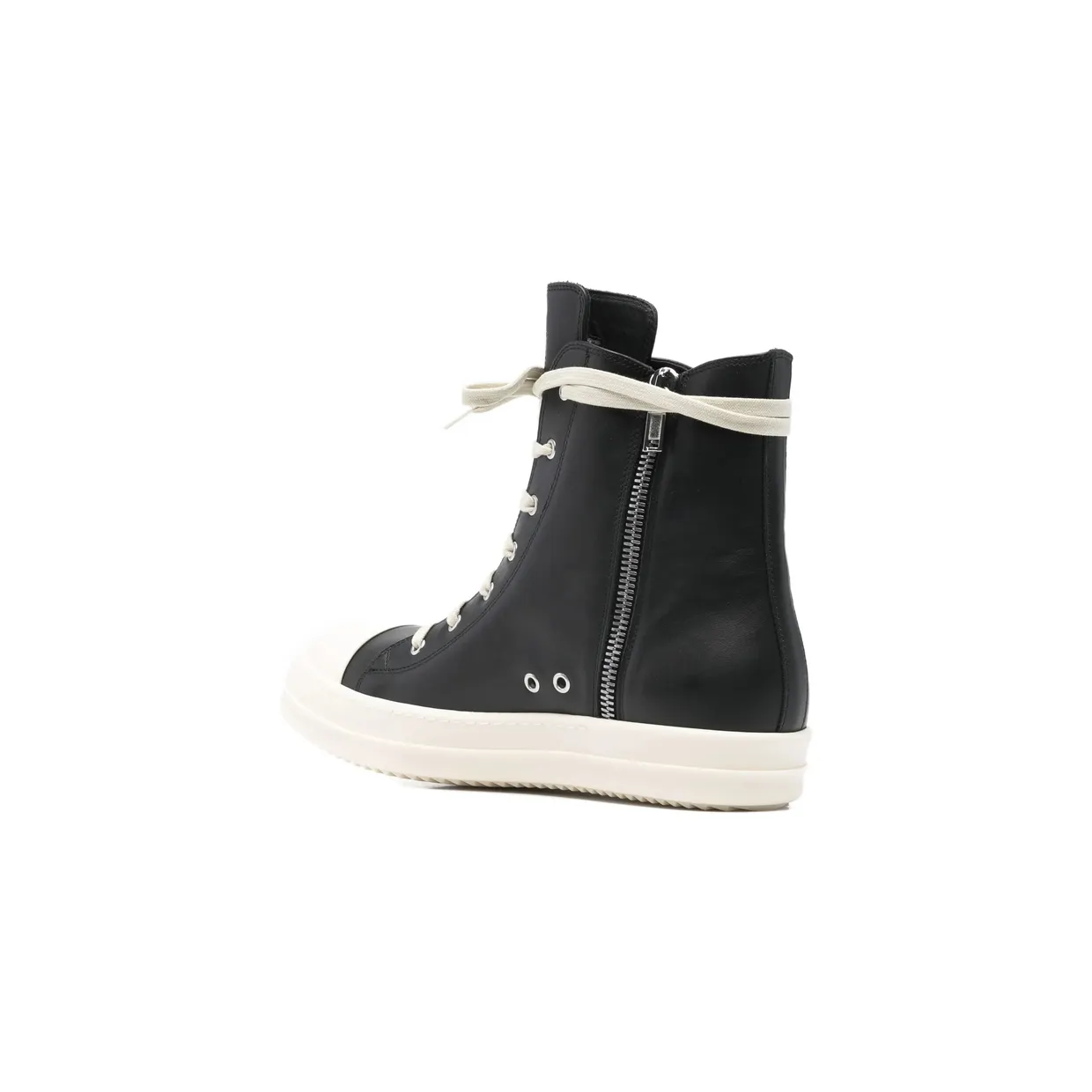 Rick Owens High-top Leather “Black” (RU01F2890 LCO 911) (4)
