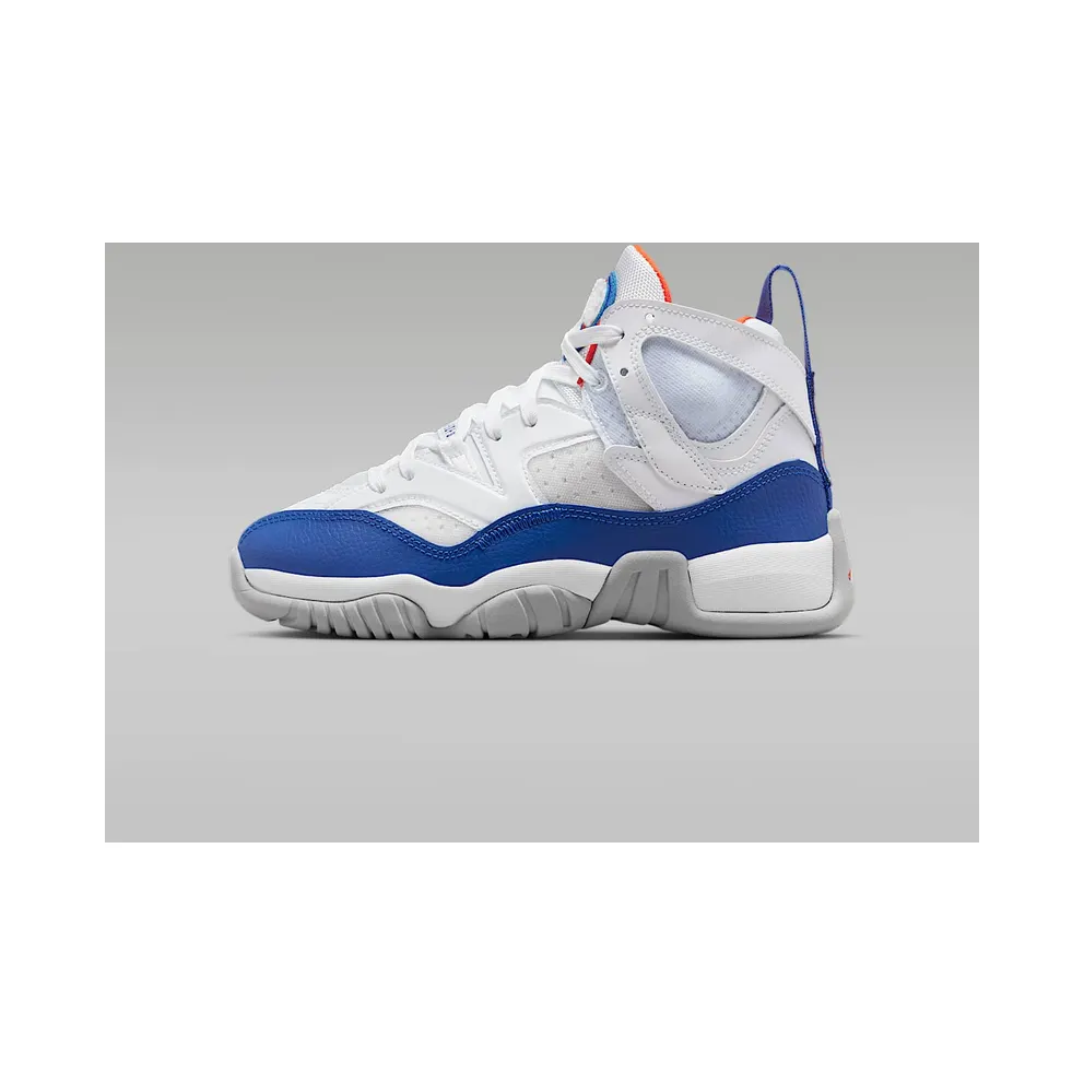 Jordan Jumpman Two Trey GS “White / Safety Orange / Hyper Royal” (DQ8431-148)