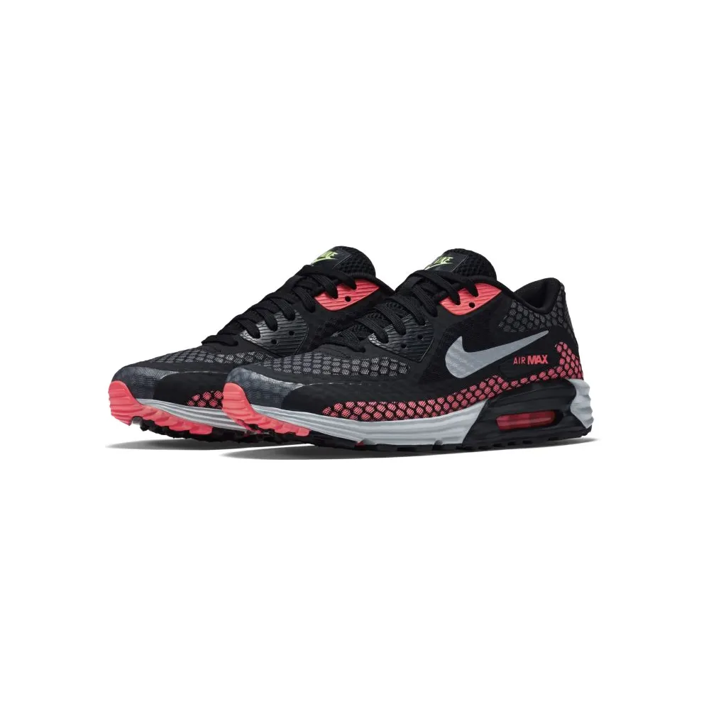 Nike Air Max Lunar 90 Black Silver Hot Lava (724078-002)