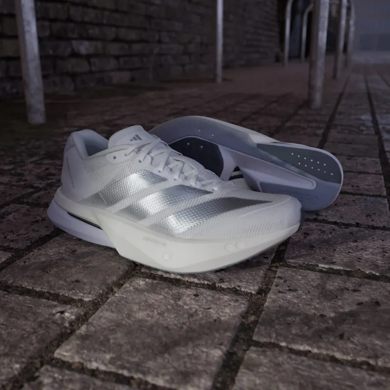 adidas Adizero Boston 13 Cloud White Matte Silver Dash Grey (JS4948)