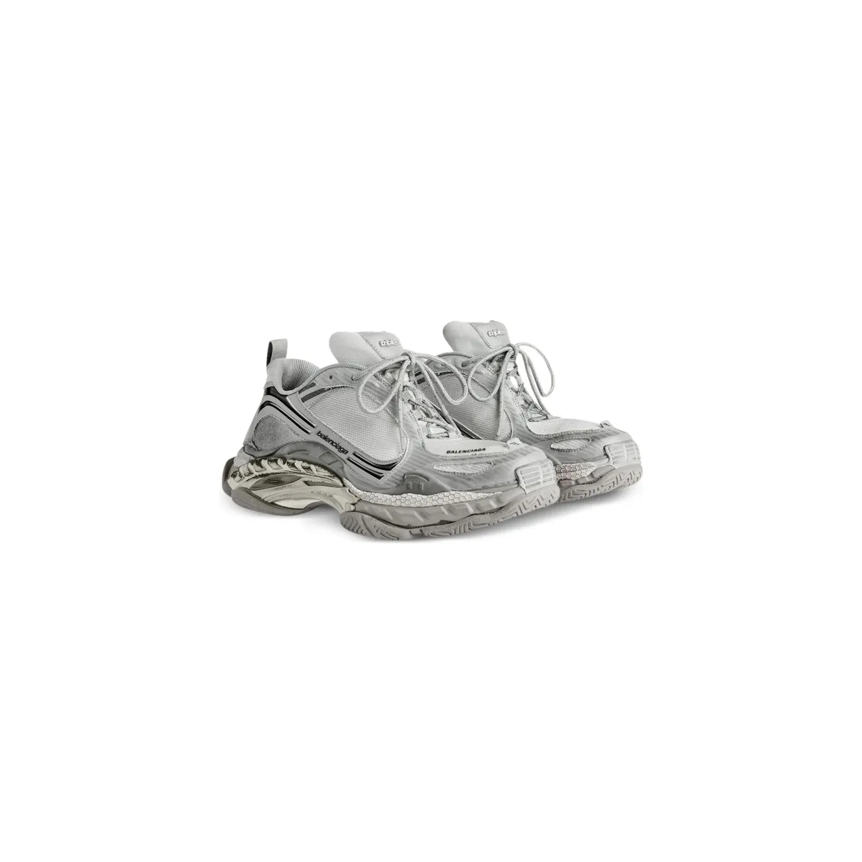 Balenciaga Triple S.2 Lace-up “Grey” (865849 WTR2G 1800) (2)