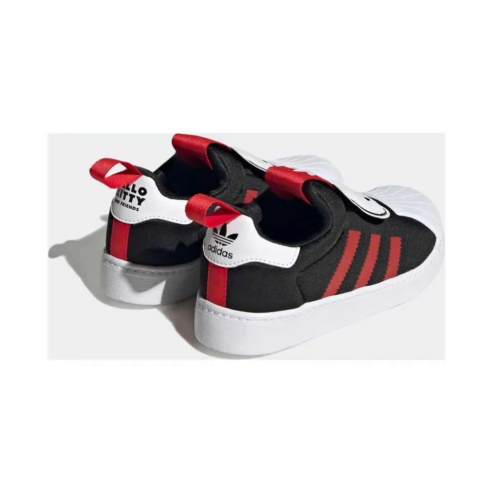 Adidas Superstar 360 Core Black / Vivid Red / Cloud White (HQ4093)