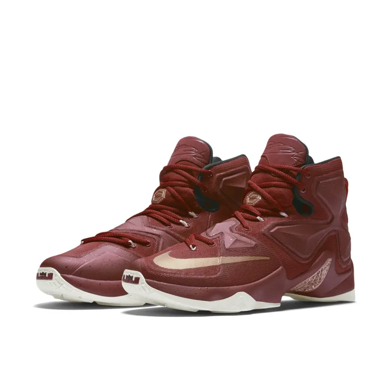 Nike LeBron 13 Bronze Team Red/Metallic Red Bronze-Black (807219-690)