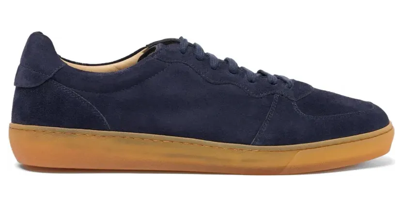 Scarosso Aureliano aus Wildleder “Blue” (AURELIANOSNEABLUSUED)