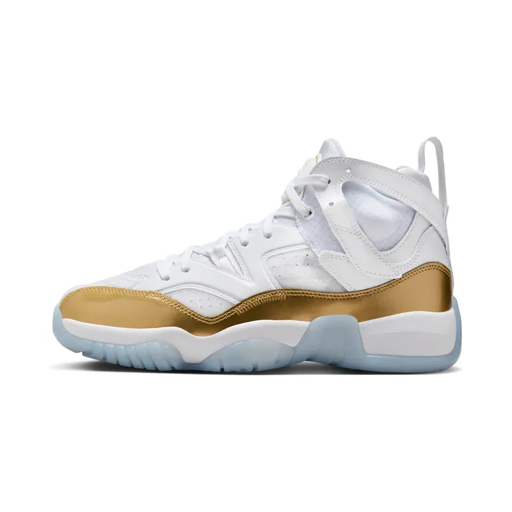 Jordan Jumpman Two Trey “White / Metallic Gold / Ice Blue / Black” (DR9631-107)