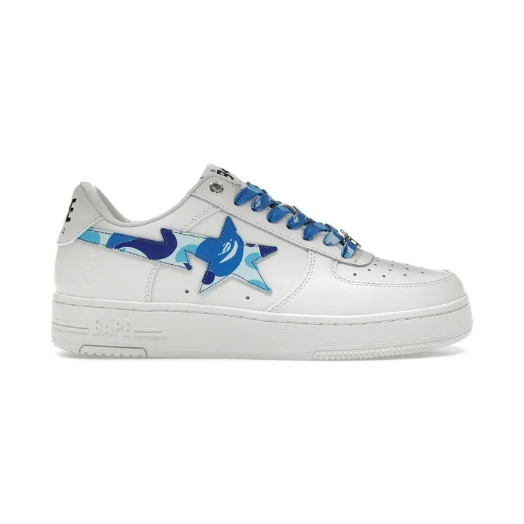 A Bathing Ape Bape Sta Low ABC Camo White Blue (2025) (1K70-191-335-BLU)