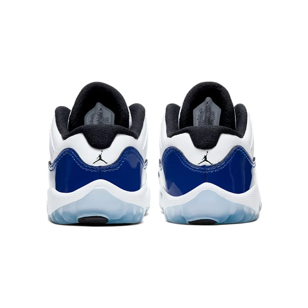 Jordan 11 Retro Low White Concord (TD) White/Black-Concord (645107-100)