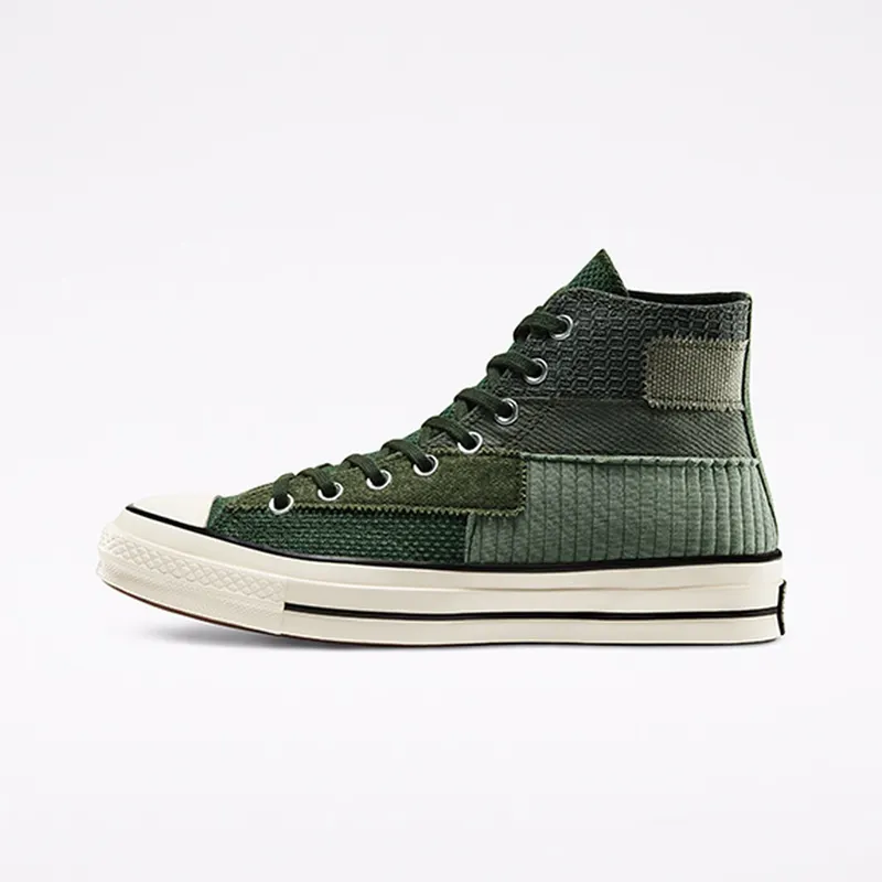 Converse Mono Patchwork Chuck 70 High Top Forest Egret Forest/Egret/Black (167138C)
