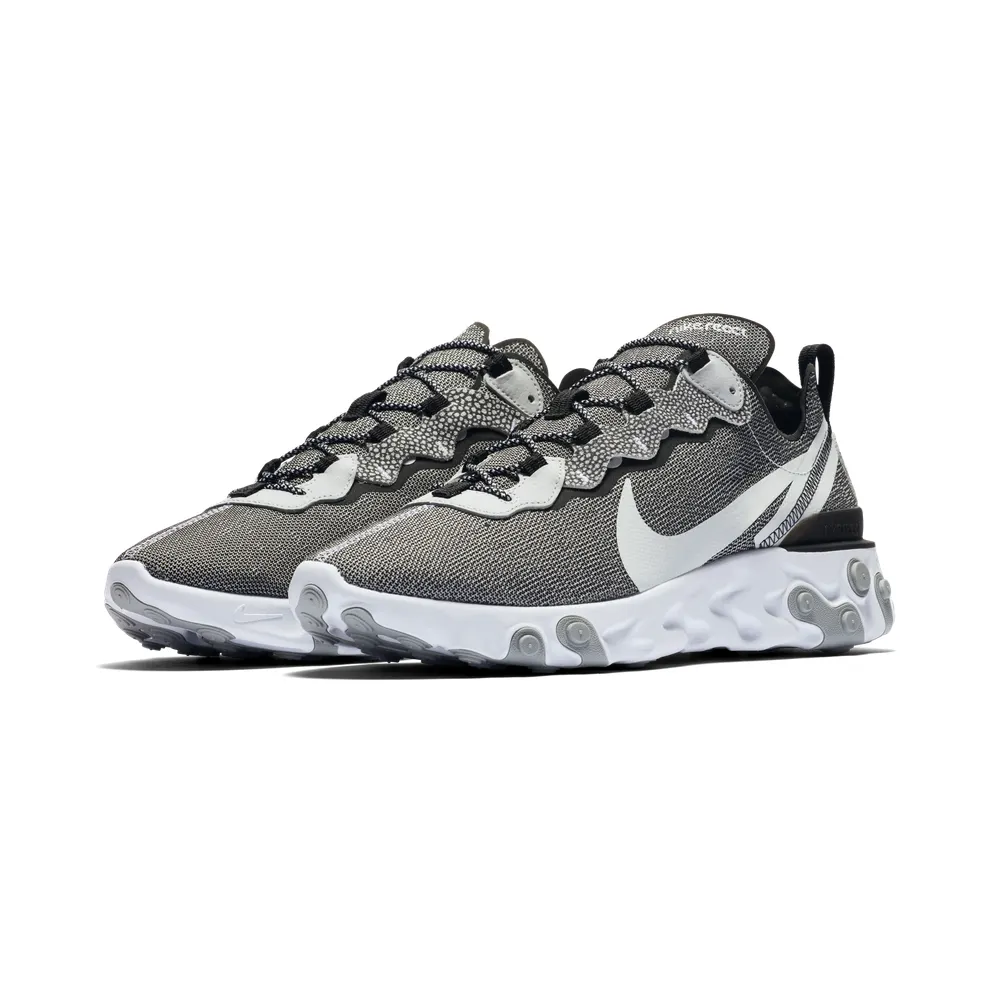 Nike React Element 55 Safari Pack Wolf Grey White/Wolf Grey-Black-Pure Platinum (CD2153-100)