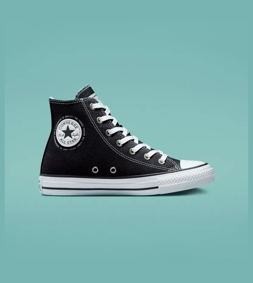 Converse Chuck Taylor All Star Global Patch Dk Smoke Grey/wit/zwart (A03770C)