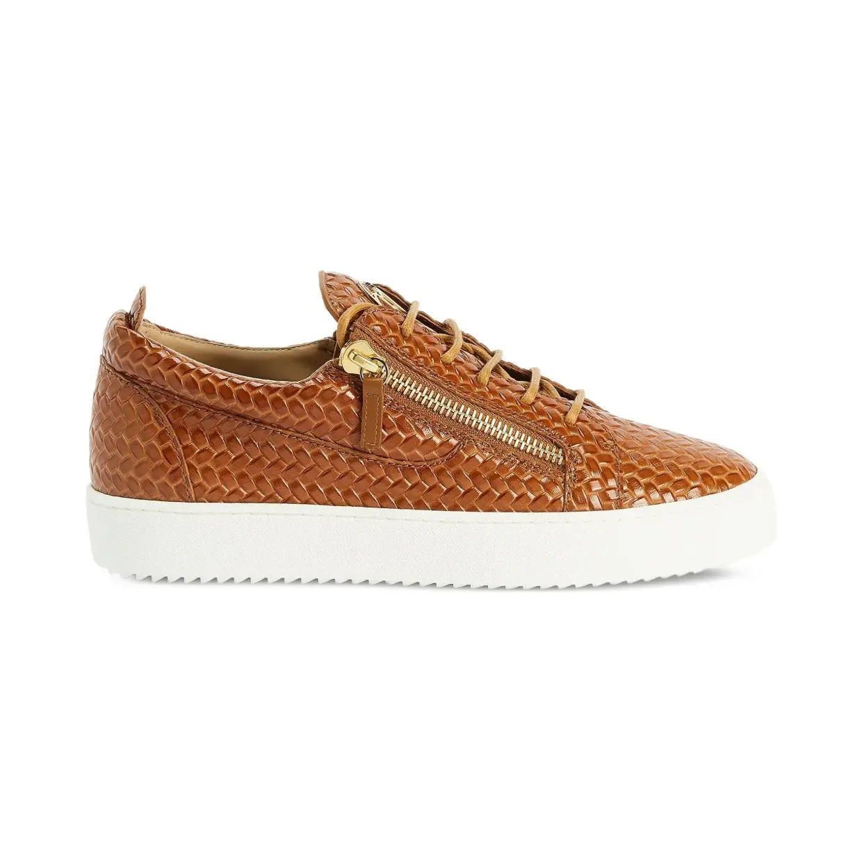 Giuseppe Zanotti Frankie mit doppeltem Reißverschluss “Brown” (RM50012003)