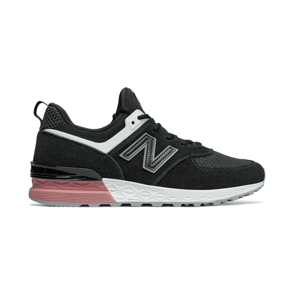 New Balance 574 Sport Black Dusty Peach Black/Dusty Peach (MS574STK)