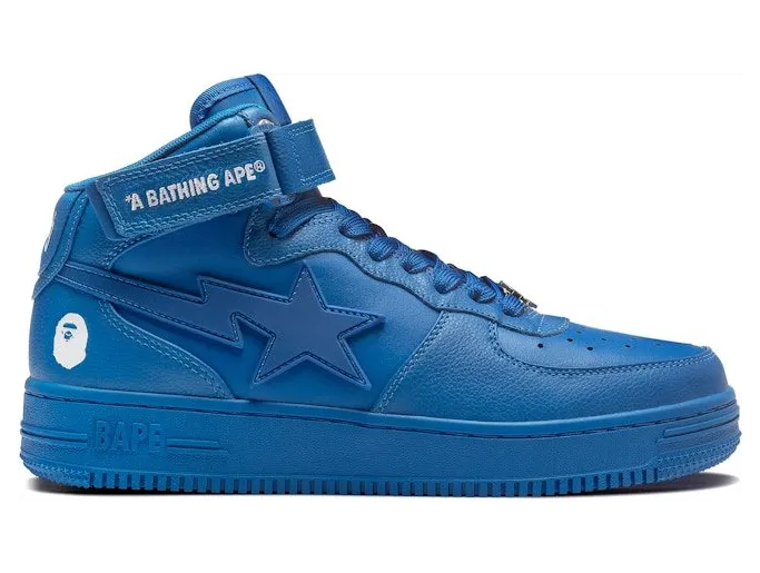 A Bathing Ape Bape Sta Mid Blue (001FWH701003-BLU)