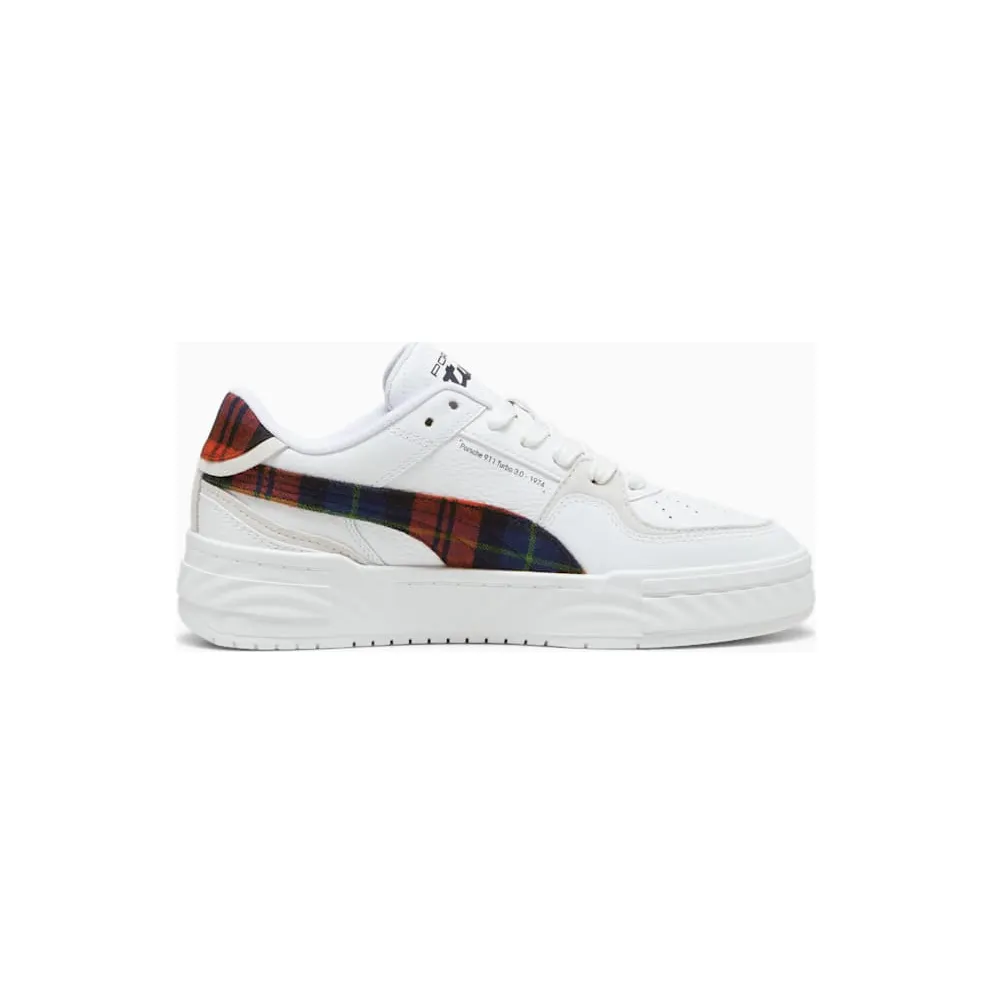 Puma CA Pro Porsche Legacy Tartan Formstrip White Redmazing (308418-01)