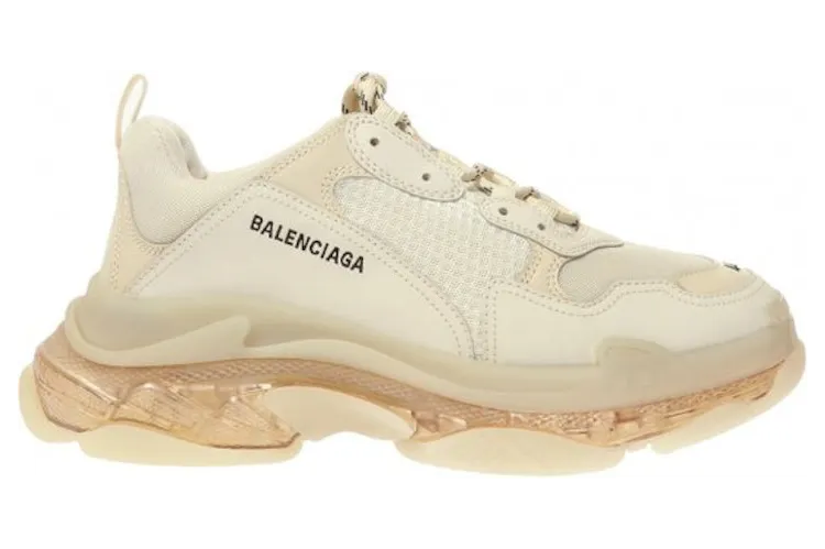 Balenciaga Triple S Clear Sole Beige