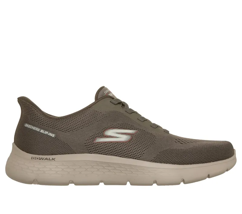 Skechers Slip-ins: GO WALK Flex – Master Sneaker Donker Taupe