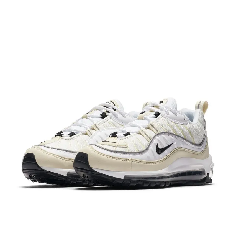 Nike Air Max 98 Fossil (W) White/Black-Fossil-Reflect Silver (AH6799-102)