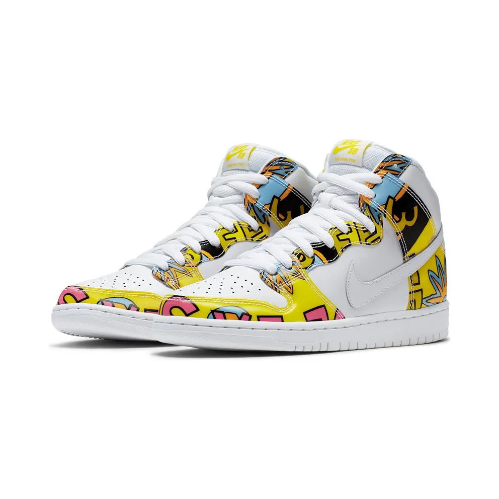Nike Dunk SB High De La Soul (2015) White/Firefly (748751-177)