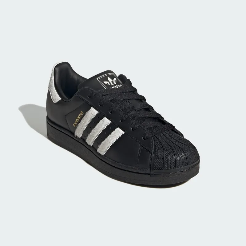 Adidas SUPERSTAR II Shoes Core Black / Off White / Gold Metallic (KI3574)