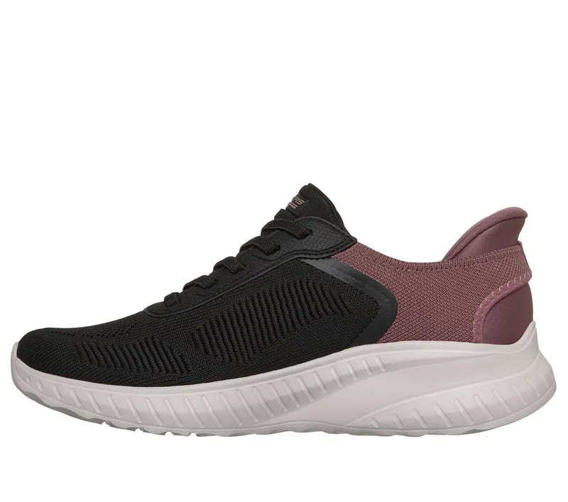 Skechers Slip-ins: BOBS Sport Squad Chaos Sneaker Black/Mauve