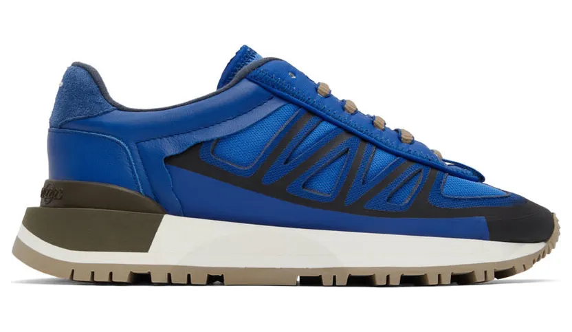 Maison Margiela SSENSE Exclusive Blue 50/50 Sneakers (S58WS0217 P4760)
