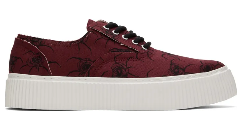 Undercoverism Gray Rose Sneakers (UI1B4F01-2)