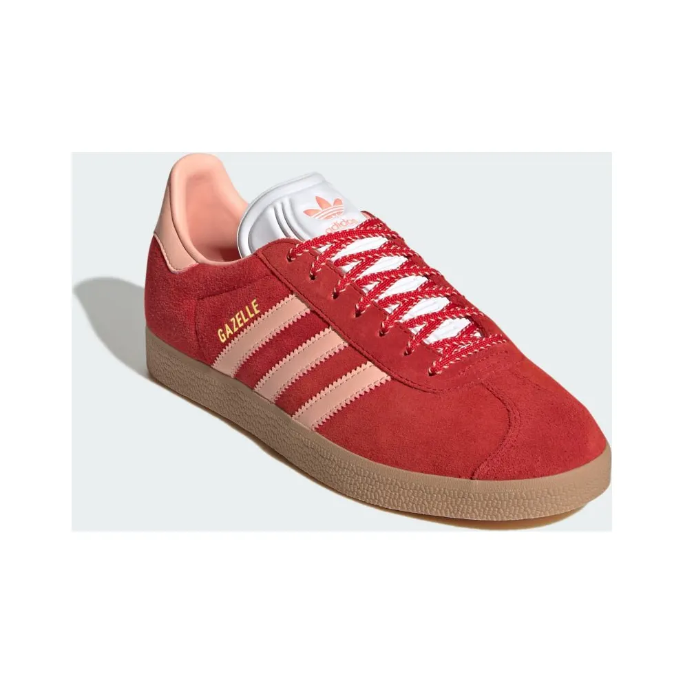 Adidas Gazelle Better Scarlet / Glow Pink / Gold Metallic (JH7217)