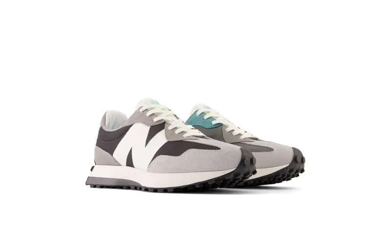 New Balance 327 Black White Light Grey (MS327OD)
