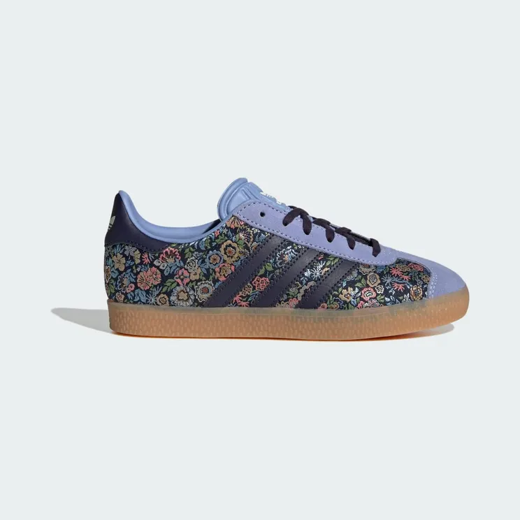 Adidas Gazelle x Liberty London Kids Blue / multicolor / Gum (JH5207)