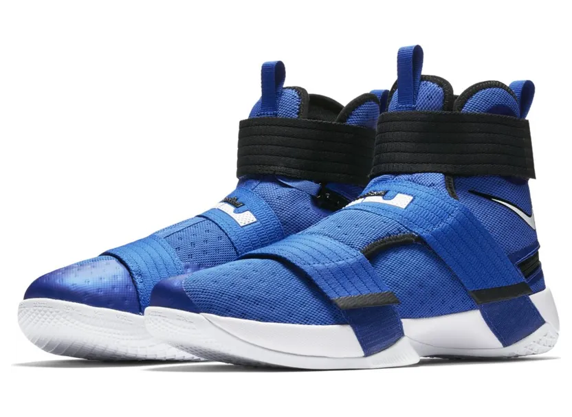 LeBron Soldier 10 “FLYEASE” Game Royal/Black-White (917338-410)