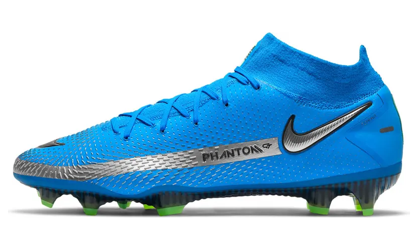 Nike Phantom GT Elite DF FG Photo Blue Metallic Silver (CW6589-400)