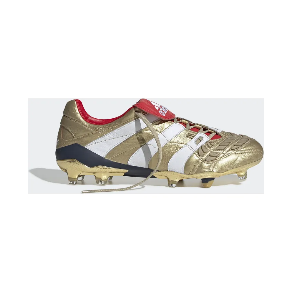 adidas Predator Accelerator FG 25 Year Pack Zidane Gold Metallic/Running White/Scarlet (F37076)