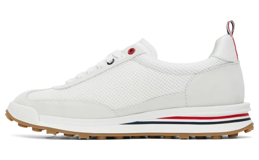 Thom Browne White Tech Runner Low Top Sneaker (MFD180A-03050) (3)