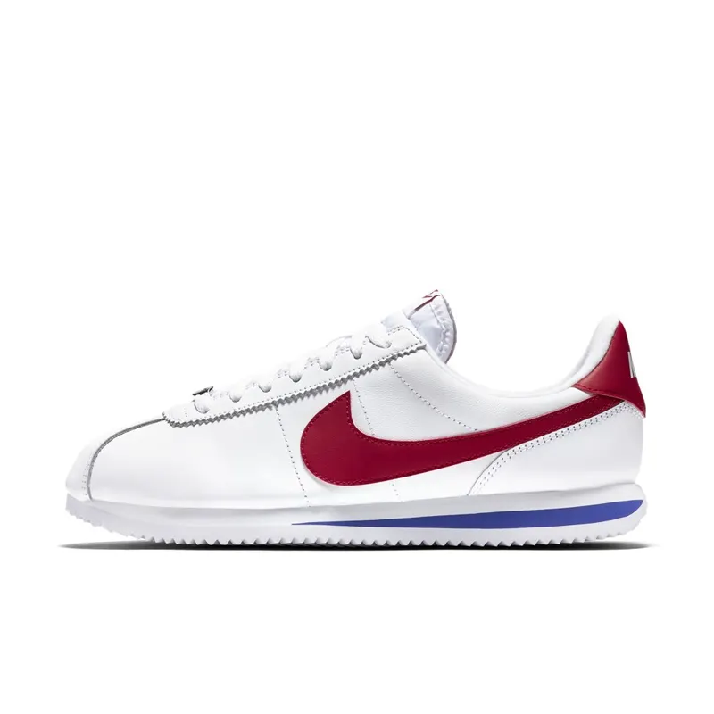 Nike Cortez Basic Leather Forrest Gump (2017) White/Varsity Red-Varsity Royal (882254-164)