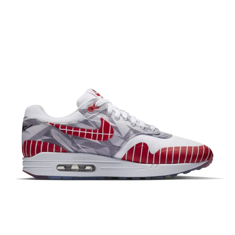 Nike Air Max 1 x Wasafu Los Primeros White/University Red-Neutral Grey (AH7740-100)