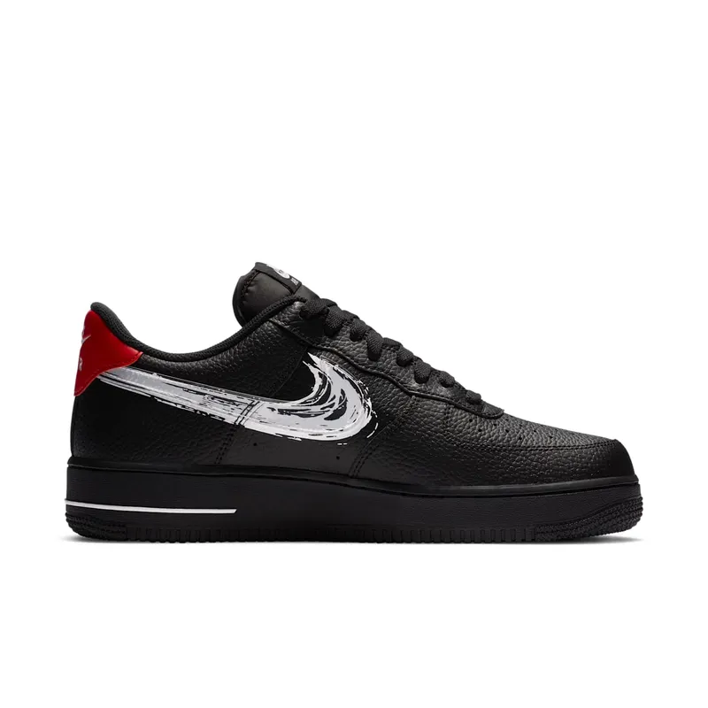 Nike Air Force 1 Low ‘Brushstroke Swoosh’ Black (2020) (DA4657-001)